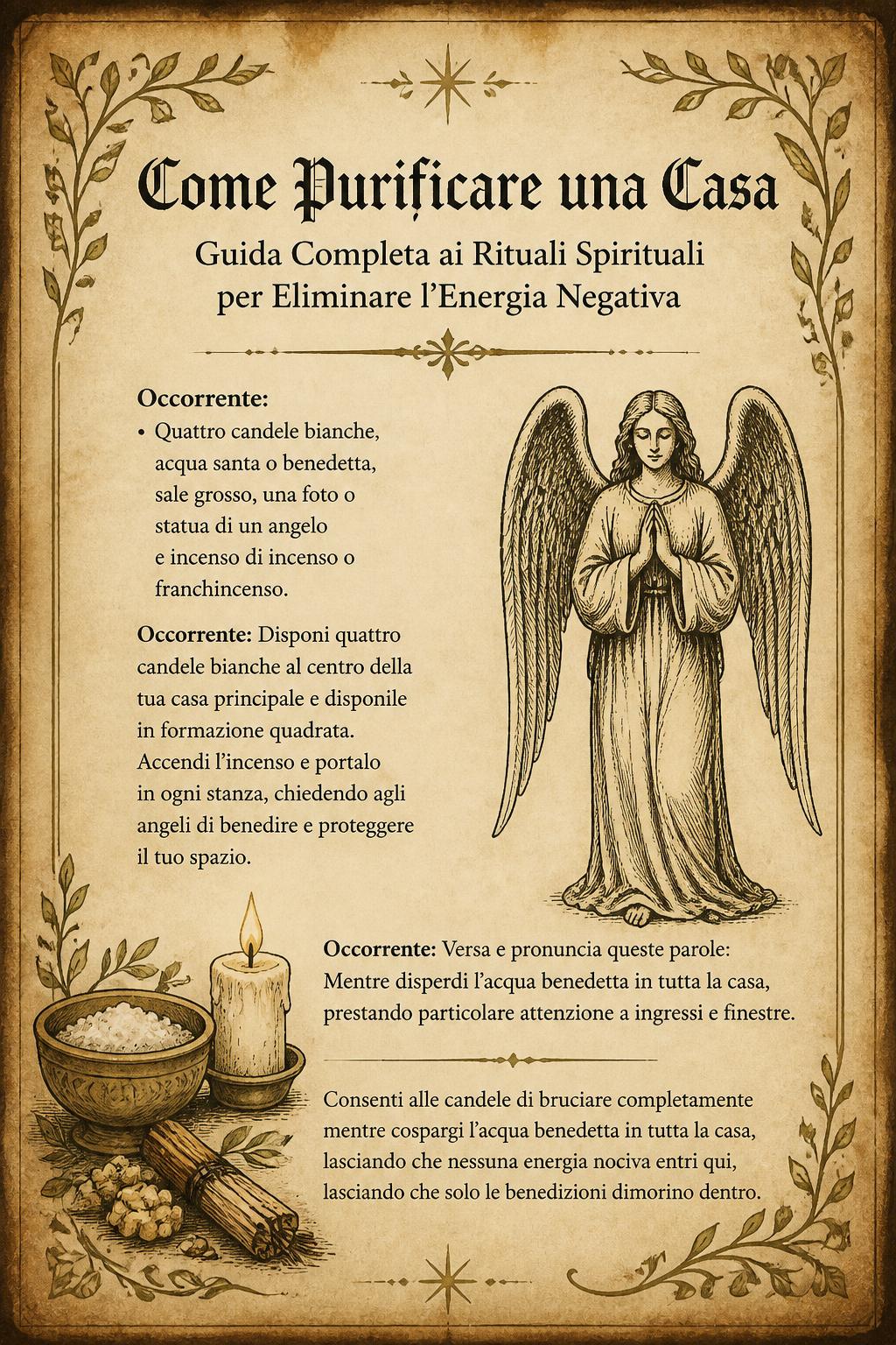 Come Purificare una Casa: Guida Completa ai Rituali Spirituali per Eliminare l'Energia Negativa