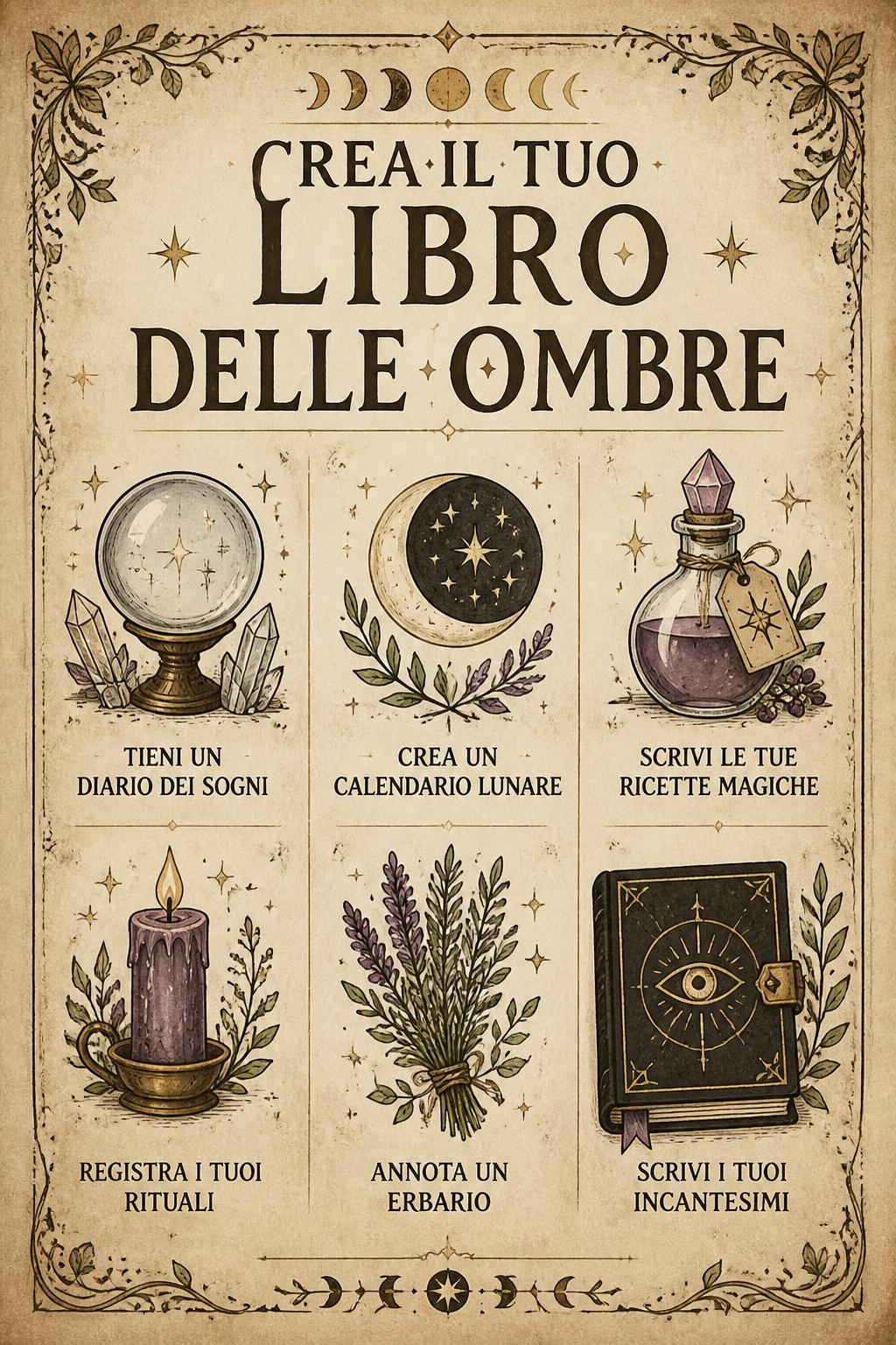Crea il Tuo Libro delle Ombre