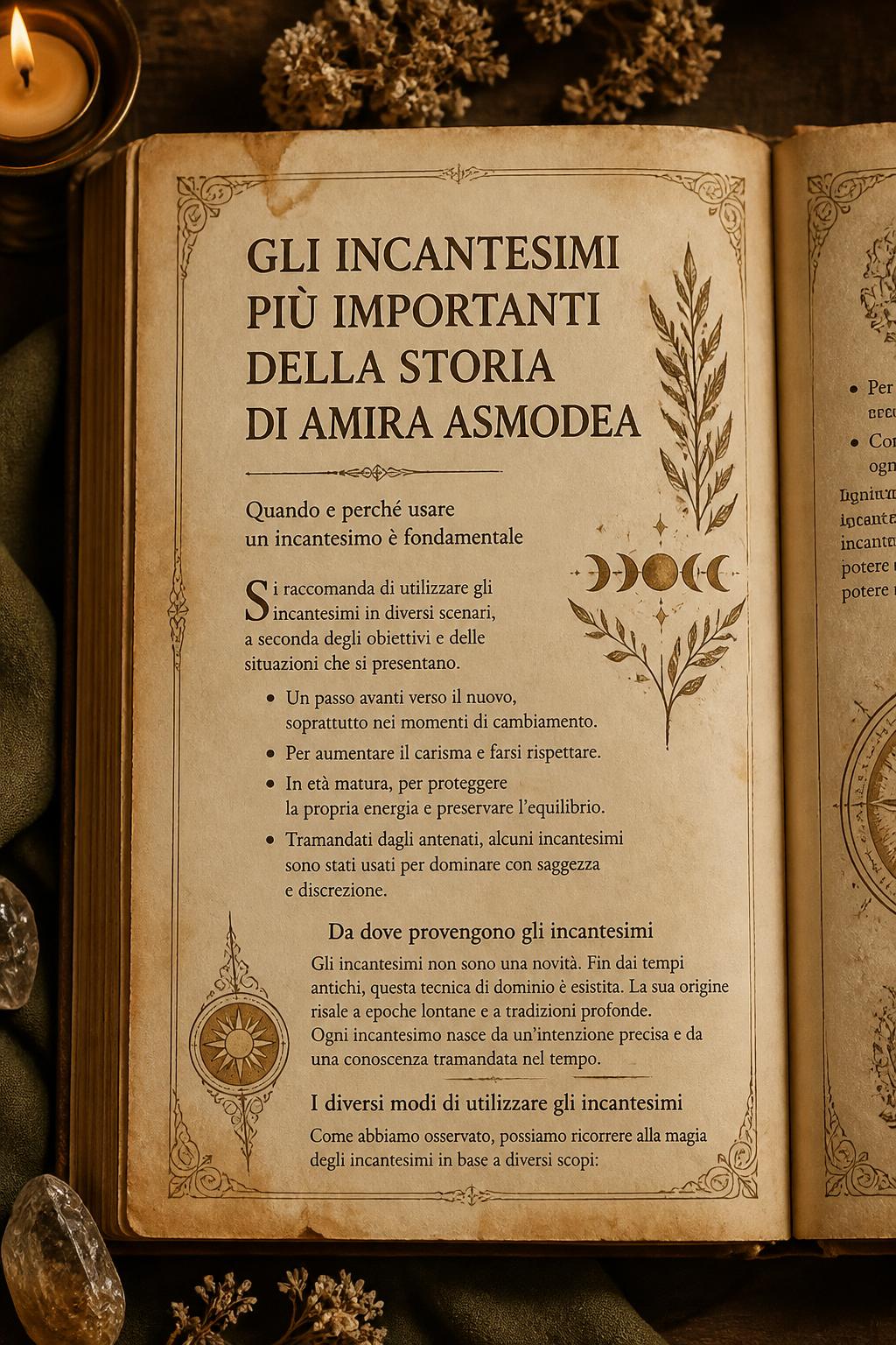 Gli Incantesimi Più Importanti della Storia di Amira Asmodea