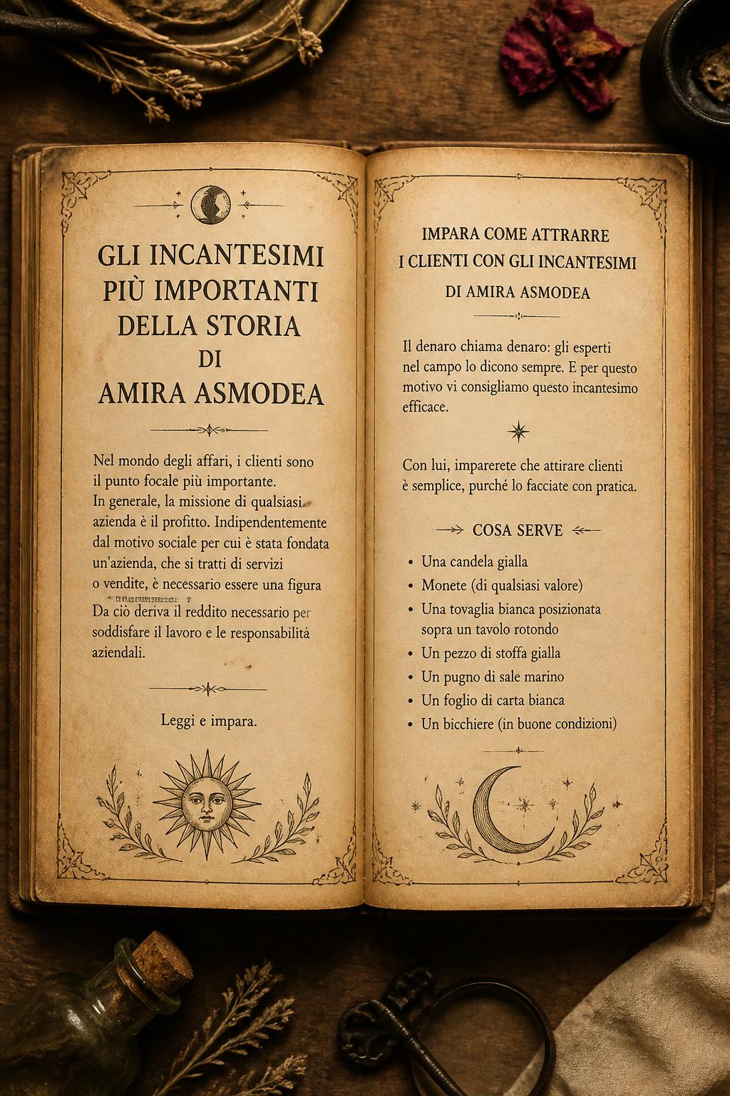 Gli Incantesimi Più Importanti della Storia di Amira Asmodea