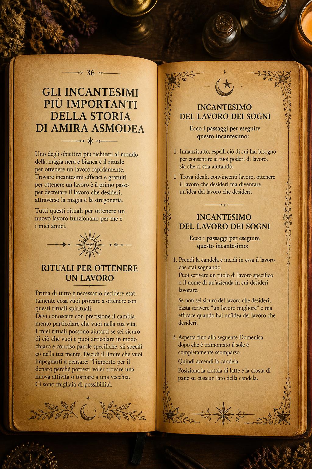 Gli Incantesimi Più Importanti della Storia di Amira Asmodea
