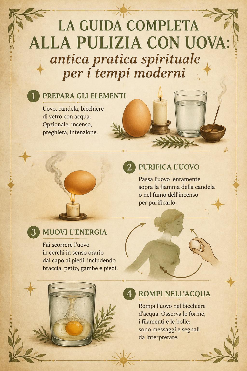 La guida completa alla pulizia con uova: antica pratica spirituale per i tempi moderni