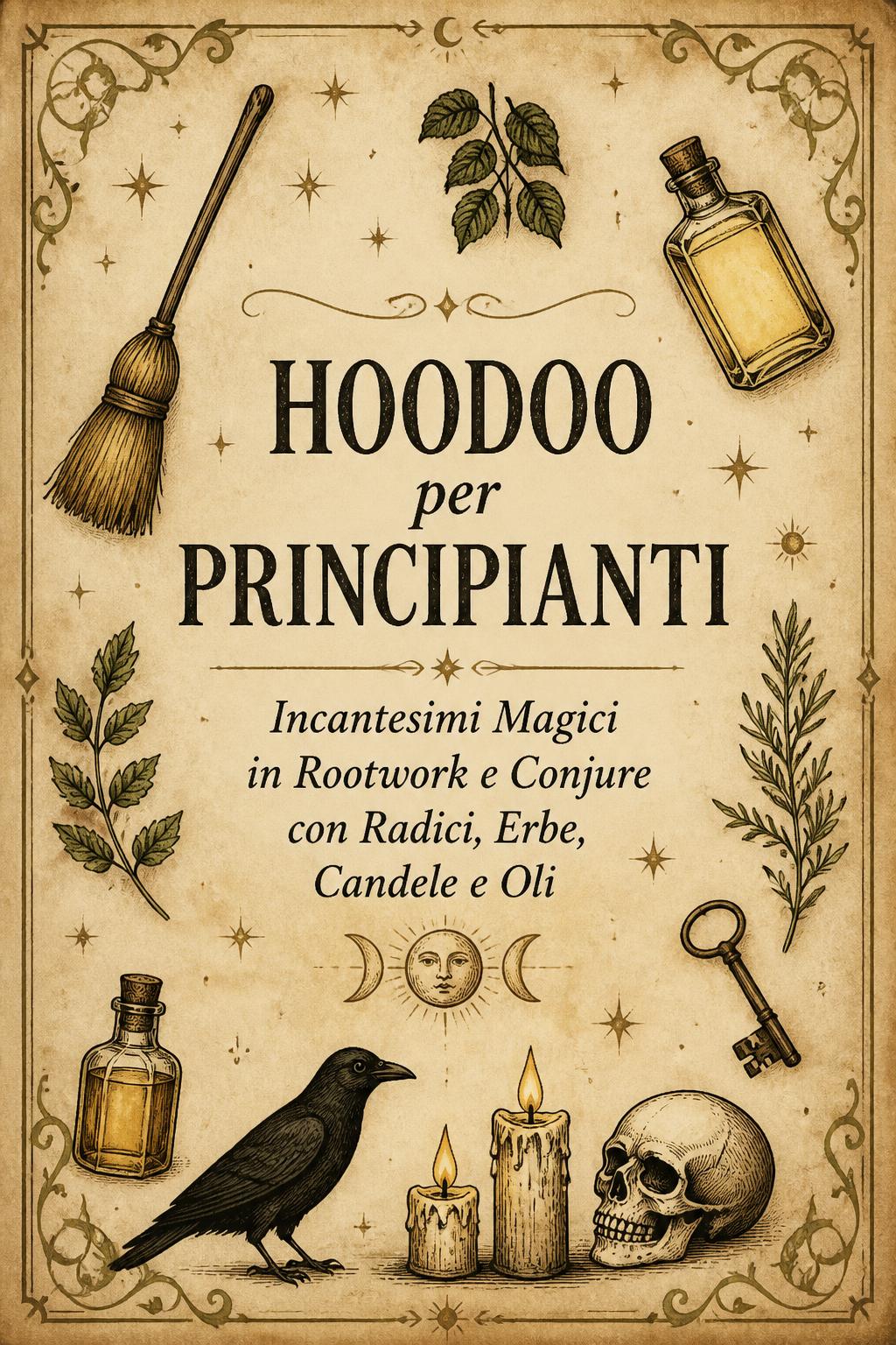 Hoodoo per Principianti: Incantesimi Magici in Rootwork e Conjure con Radici, Erbe, Candele e Oli