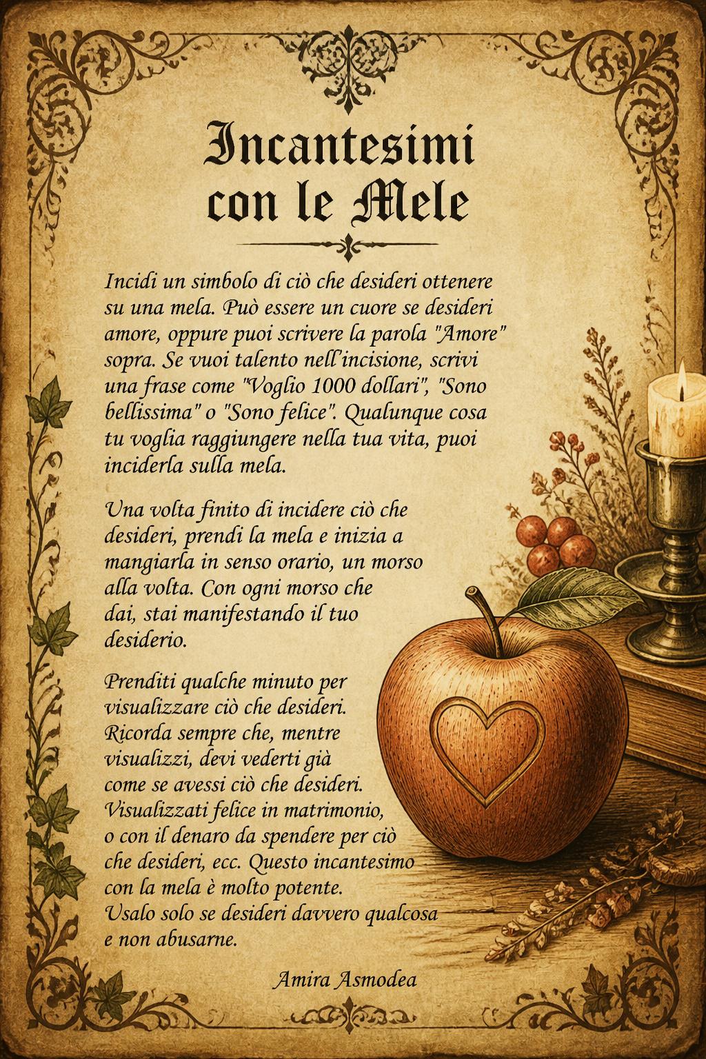 Incantesimi con le Mele