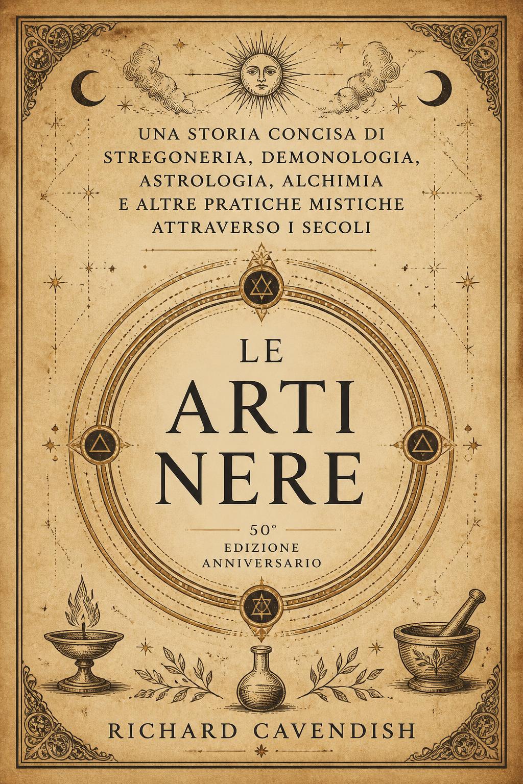 Le Arti Nere: Una Storia Concisa di Stregoneria, Demonologia, Astrologia, Alchimia e Altre Pratiche Mistiche Attraverso i Secoli