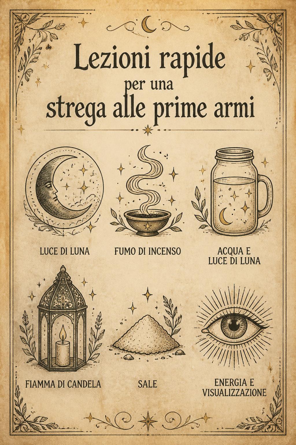 Lezioni rapide per una strega alle prime armi