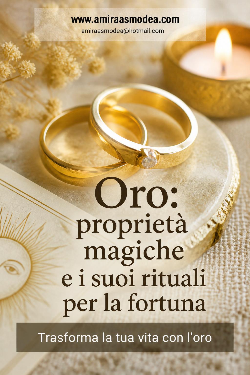 Oro: proprietà magiche e i suoi rituali per la fortuna