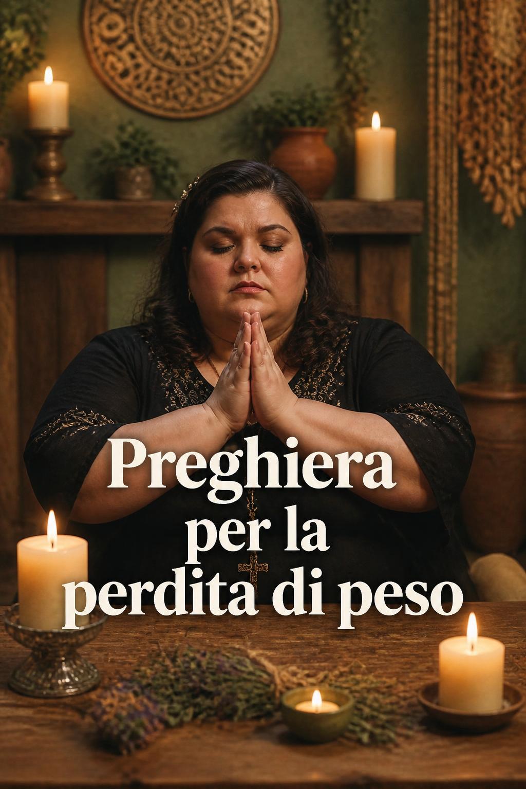 Preghiera per la perdita di peso