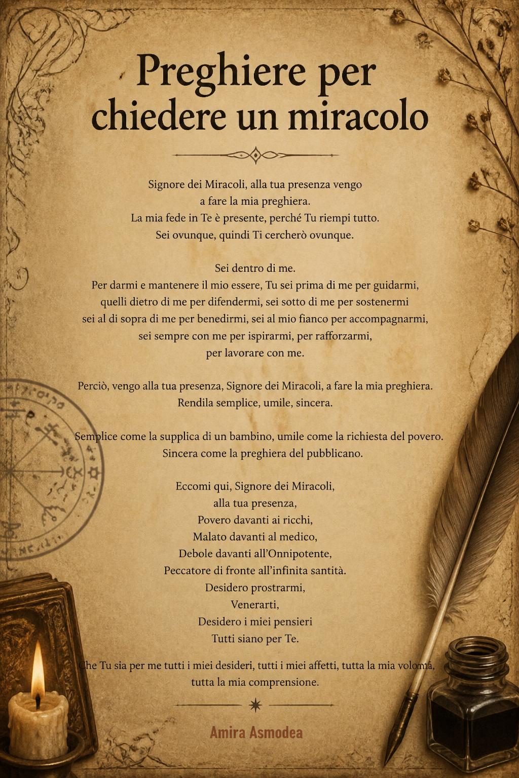 Preghiere per chiedere un miracolo