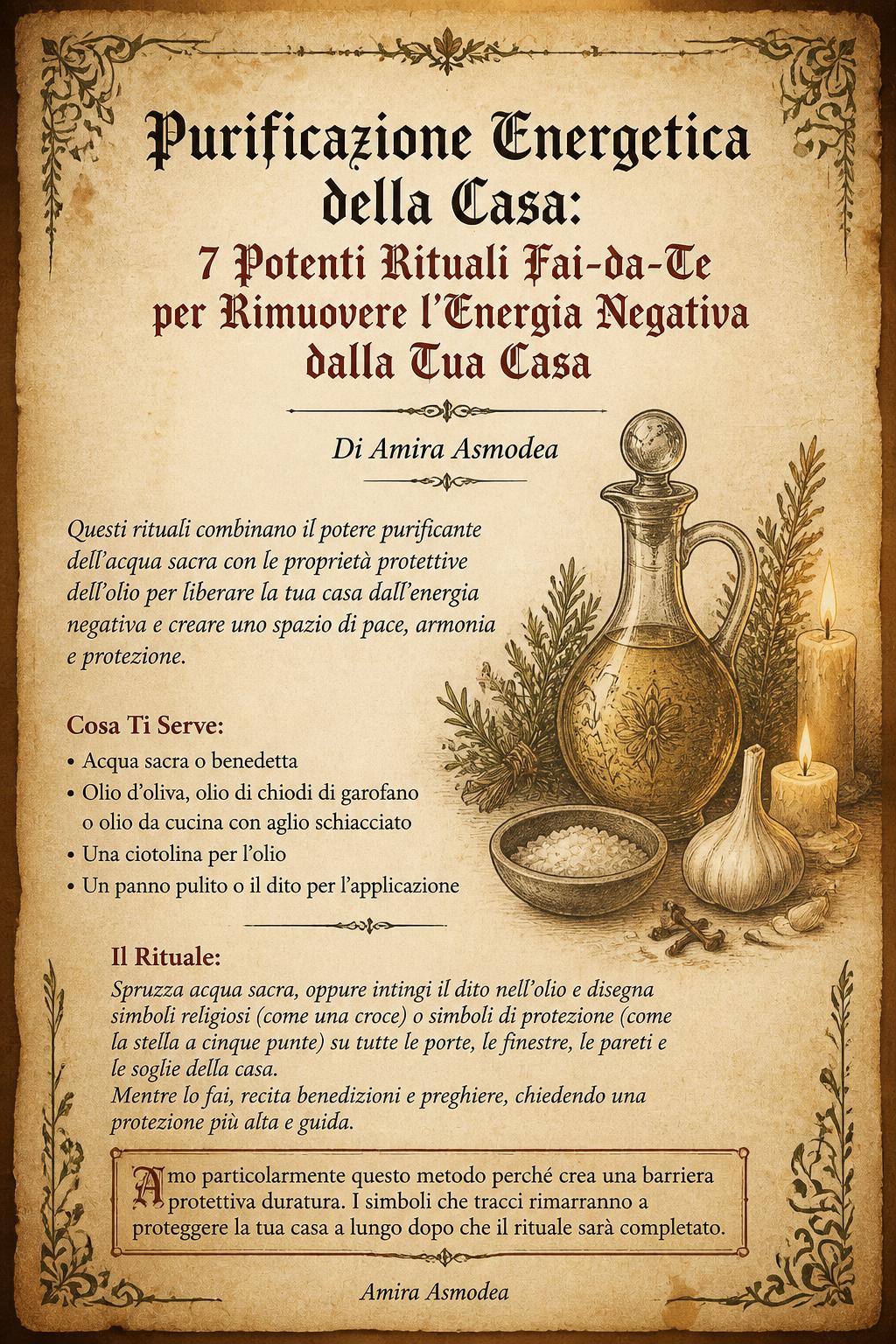 Purificazione Energetica della Casa: 7 Potenti Rituali Fai-da-Te per Rimuovere l'Energia Negativa dalla Tua Casa Purificazione Energetica della Casa: 7 Potenti Rituali Fai-da-Te per Rimuovere l'Energia Negativa dalla Tua Casa