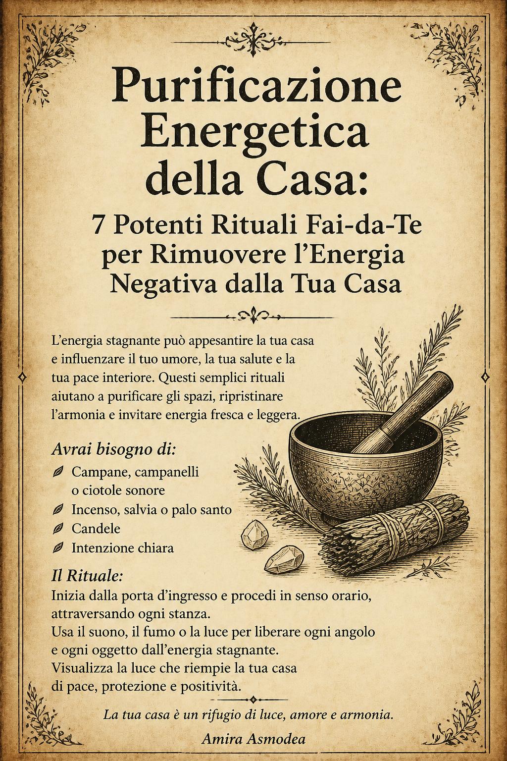 Purificazione Energetica della Casa: 7 Potenti Rituali Fai-da-Te per Rimuovere l'Energia Negativa dalla Tua Casa Purificazione Energetica della Casa: 7 Potenti Rituali Fai-da-Te per Rimuovere l'Energia Negativa dalla Tua Casa