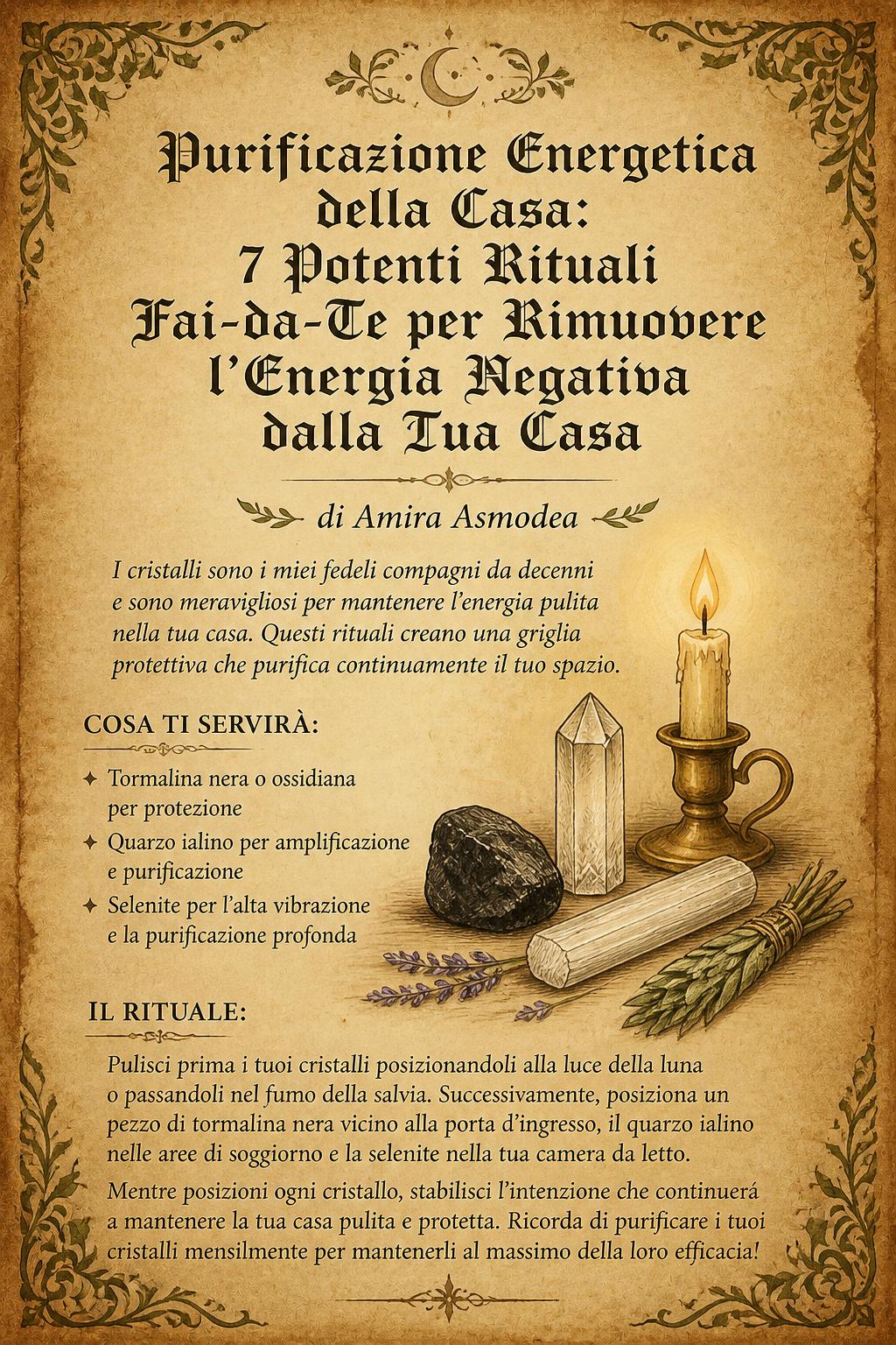 Purificazione Energetica della Casa: 7 Potenti Rituali Fai-da-Te per Rimuovere l'Energia Negativa dalla Tua Casa Purificazione Energetica della Casa: 7 Potenti Rituali Fai-da-Te per Rimuovere l'Energia Negativa dalla Tua Casa
