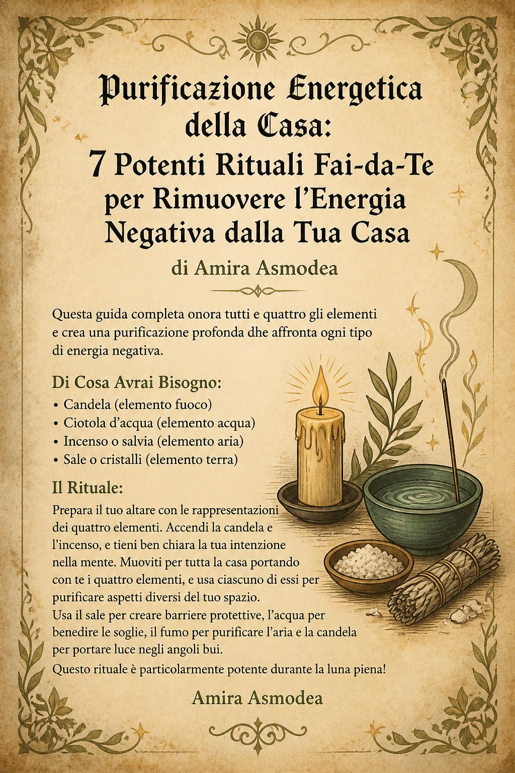 Purificazione Energetica della Casa: 7 Potenti Rituali Fai-da-Te per Rimuovere l'Energia Negativa dalla Tua Casa Purificazione Energetica della Casa: 7 Potenti Rituali Fai-da-Te per Rimuovere l'Energia Negativa dalla Tua Casa