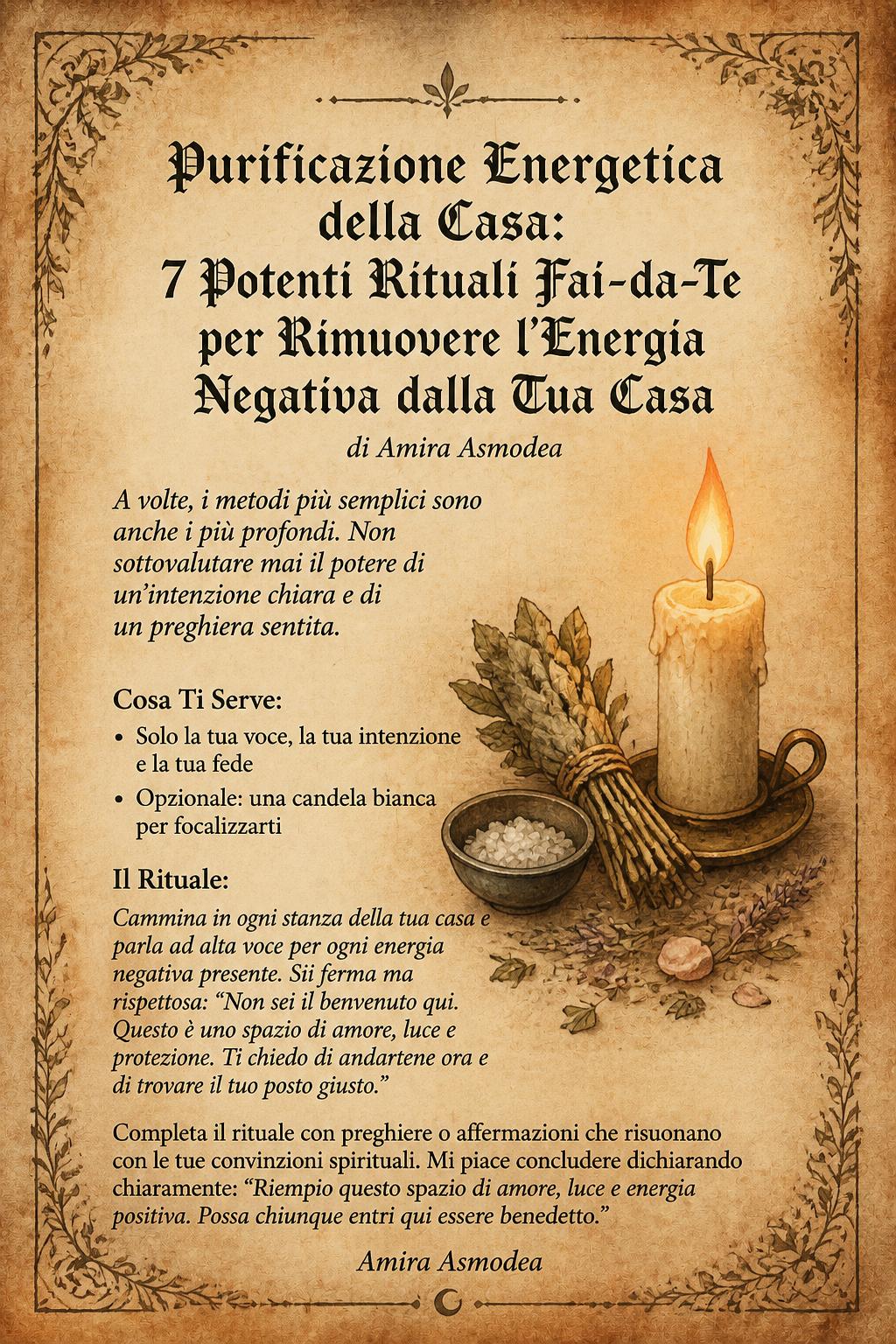Purificazione Energetica della Casa: 7 Potenti Rituali Fai-da-Te per Rimuovere l'Energia Negativa dalla Tua Casa Purificazione Energetica della Casa: 7 Potenti Rituali Fai-da-Te per Rimuovere l'Energia Negativa dalla Tua Casa