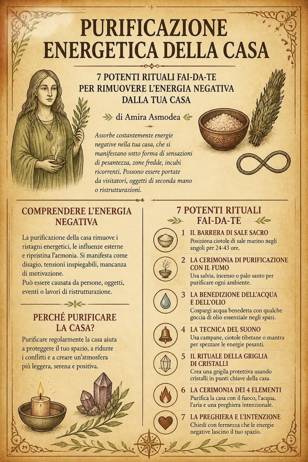 Purificazione Energetica della Casa: 7 Potenti Rituali Fai-da-Te per Rimuovere l'Energia Negativa dalla Tua Casa Purificazione Energetica della Casa: 7 Potenti Rituali Fai-da-Te per Rimuovere l'Energia Negativa dalla Tua Casa