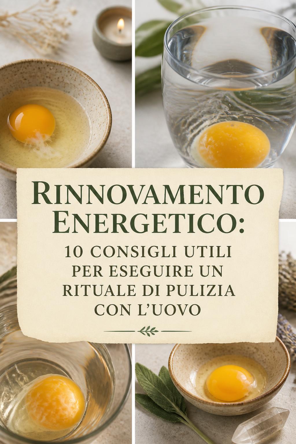 Rinnovamento Energetico: 10 Consigli Utili per Eseguire un Rituale di Pulizia con l'Uovo