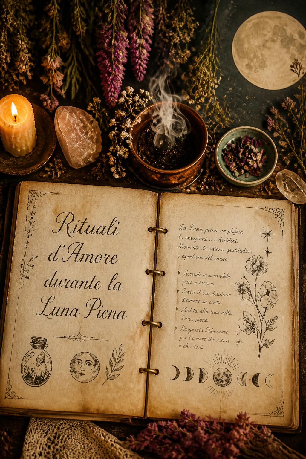 Rituali d'Amore durante la Luna Piena