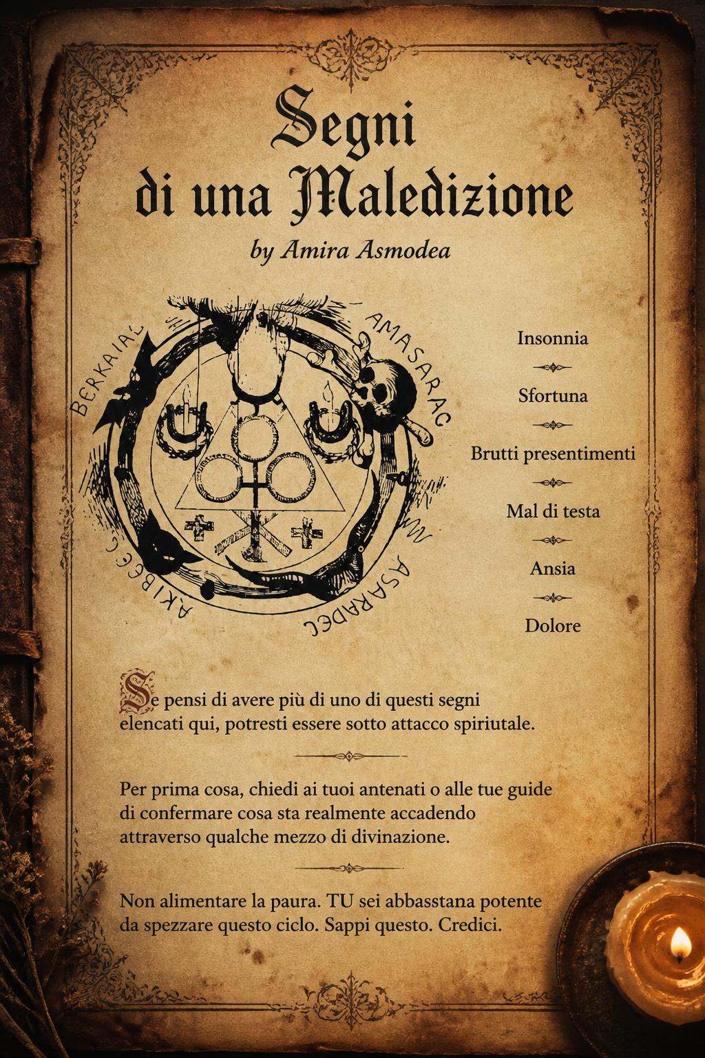 Segni di una Maledizione