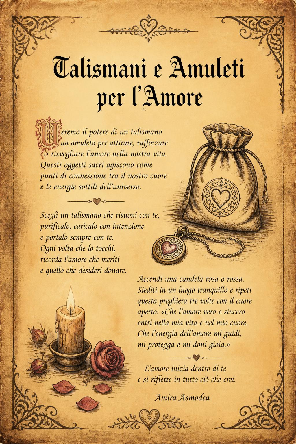 Talismani e Amuleti per l'Amore