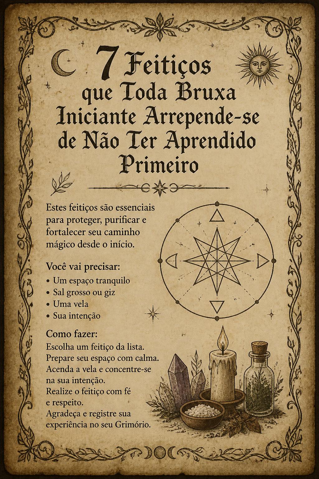 7 Feitiços que Toda Bruxa Iniciante Arrepende-se de Não Ter Aprendido Primeiro
