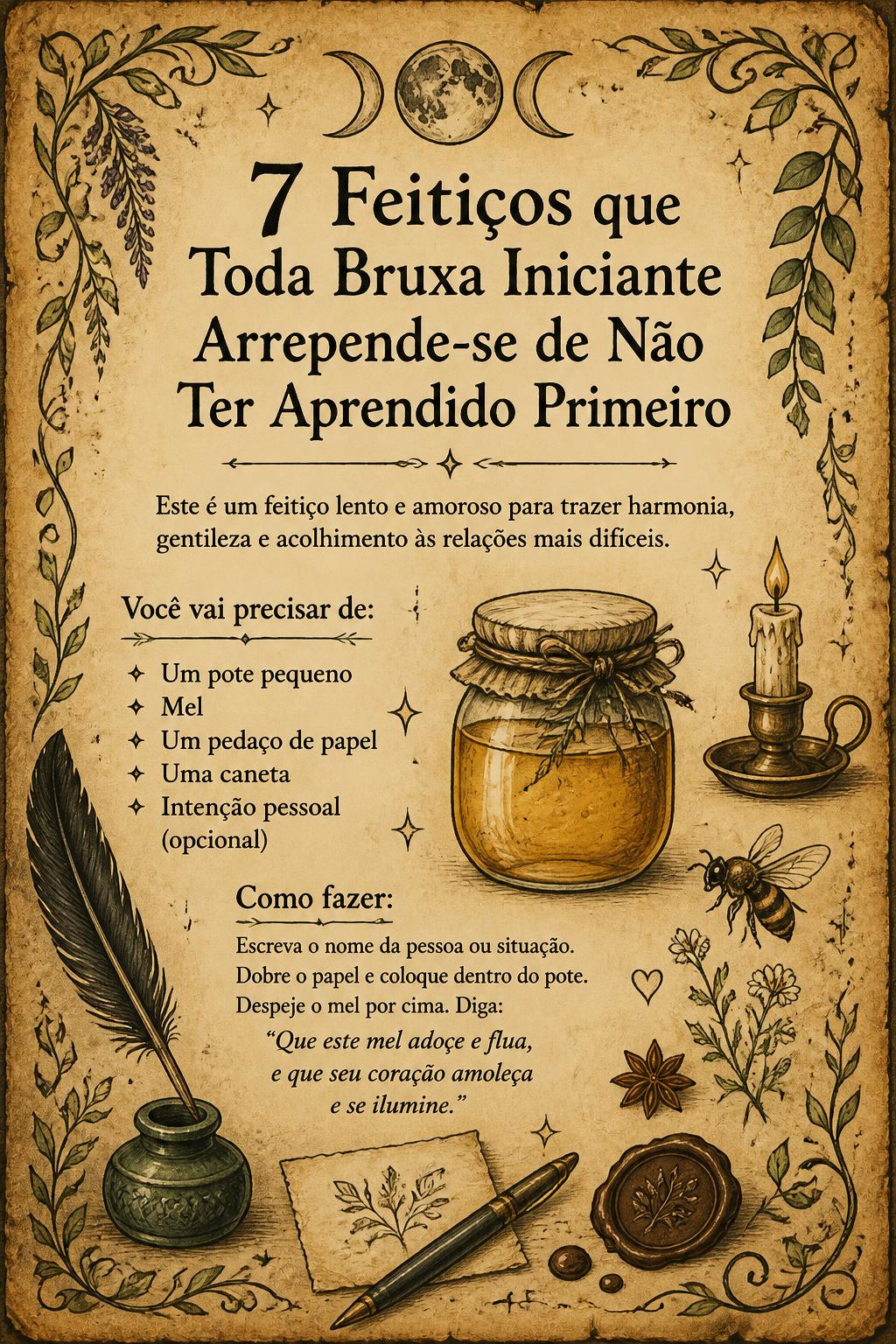 7 Feitiços que Toda Bruxa Iniciante Arrepende-se de Não Ter Aprendido Primeiro