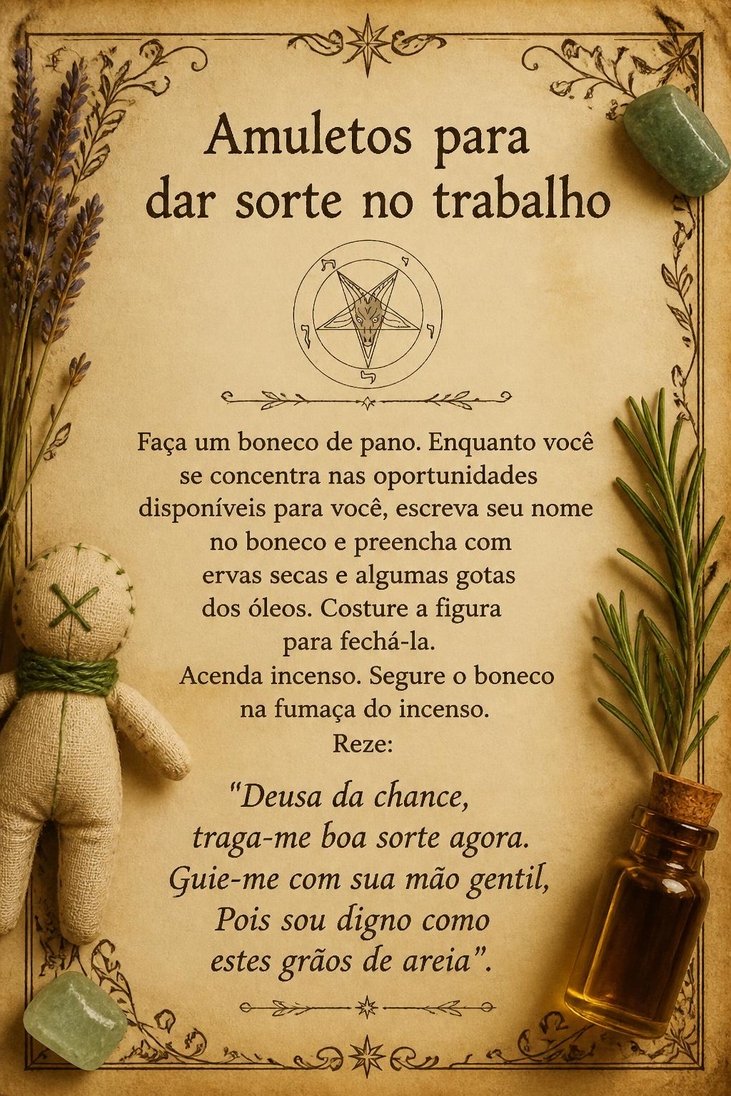 Amuletos para dar sorte no trabalho