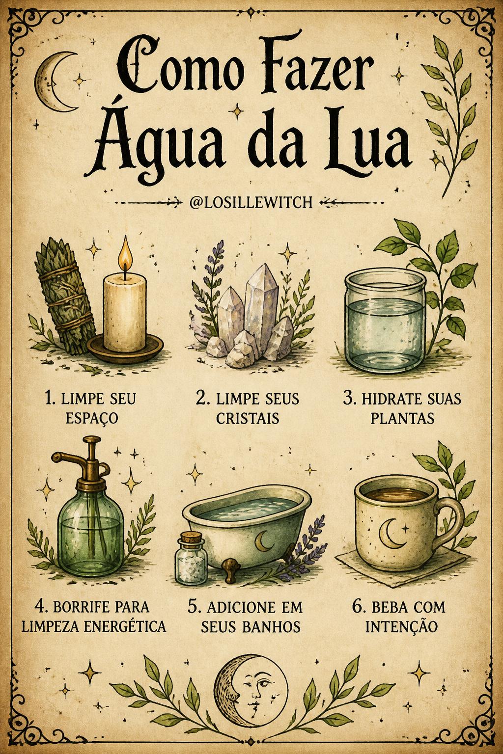 Como Fazer Água da Lua