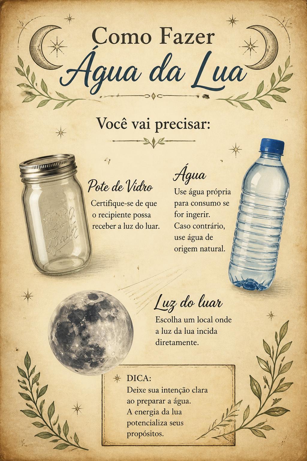 Como Fazer Água da Lua