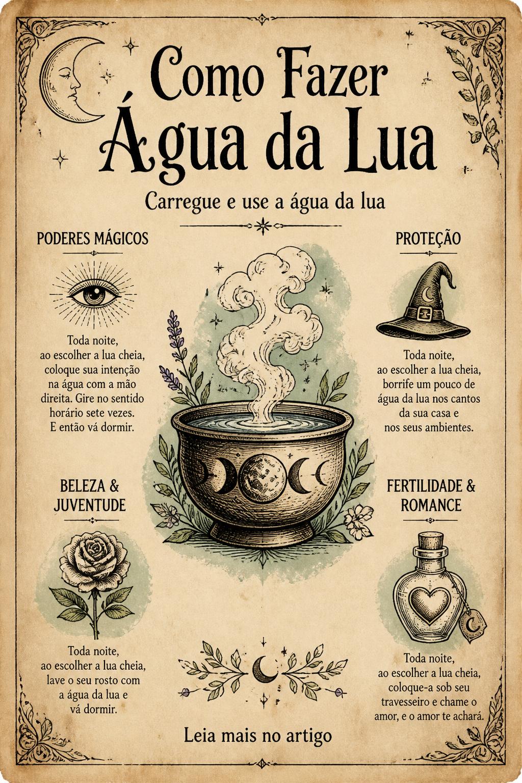 Como Fazer Água da Lua