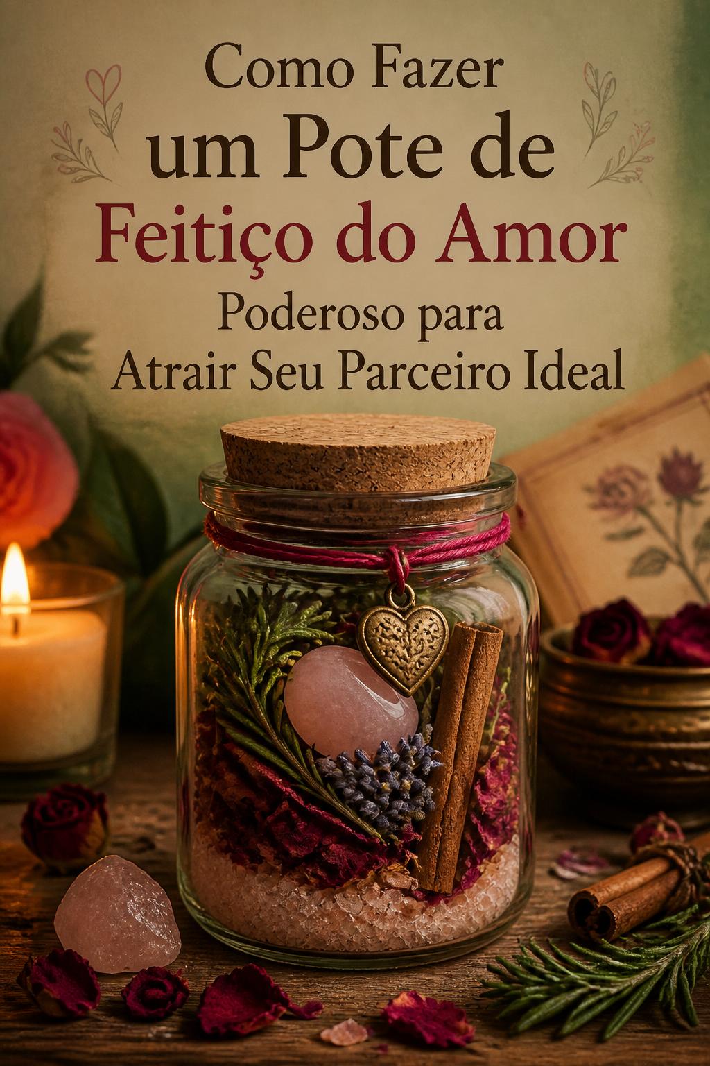 Como Fazer um Pote de Feitiço do Amor Poderoso para Atrair Seu Parceiro Ideal