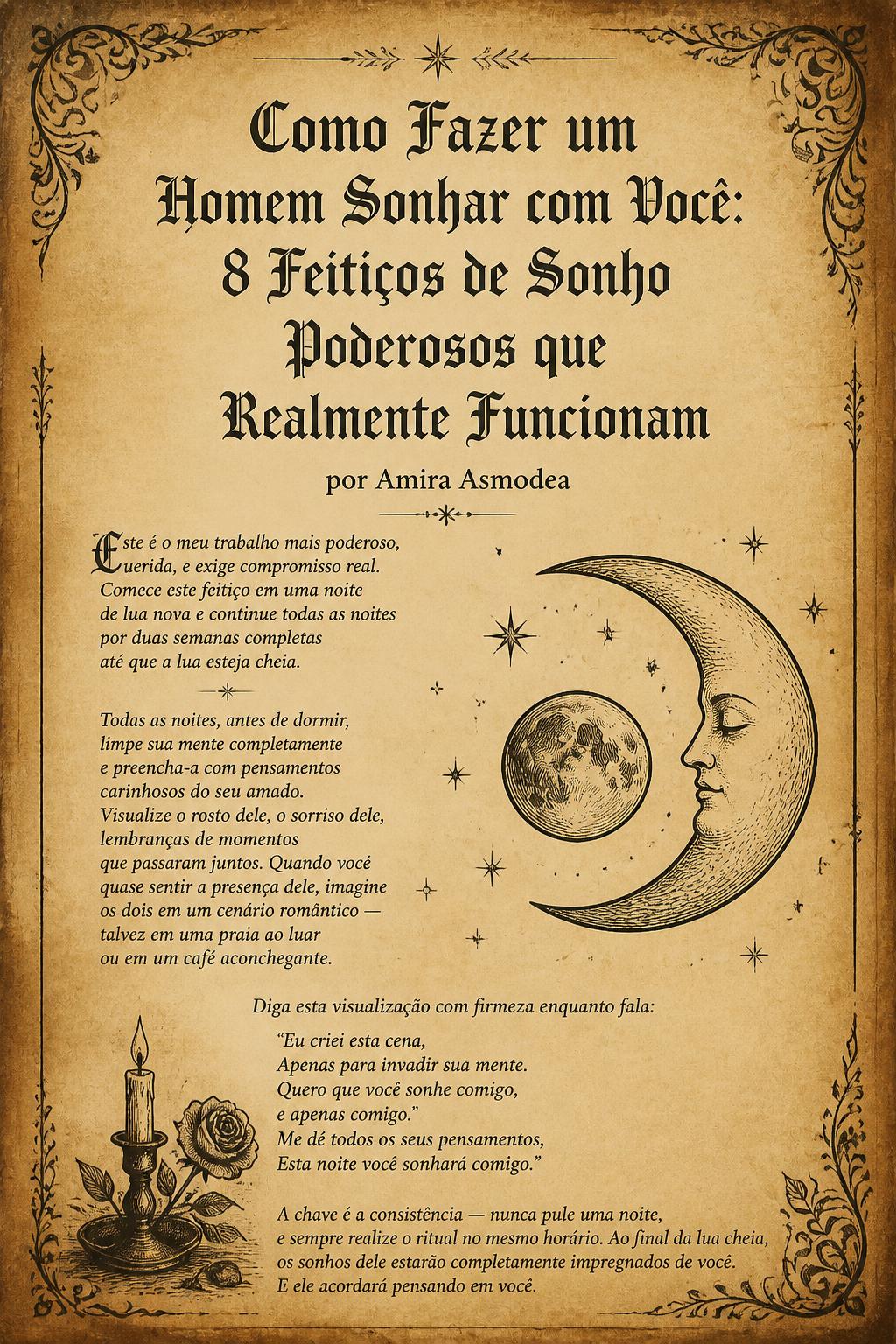 Como Fazer um Homem Sonhar com Você: 8 Feitiços de Sonho Poderosos que Realmente Funcionam