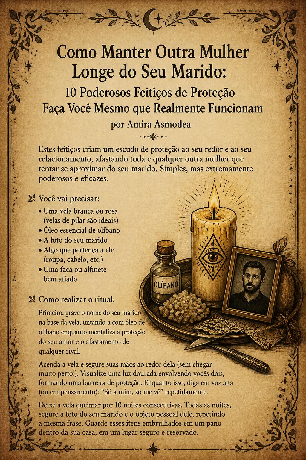 Como Manter Outra Mulher Longe do Seu Marido: 10 Poderosos Feitiços de Proteção Faça Você Mesmo que Realmente Funcionam