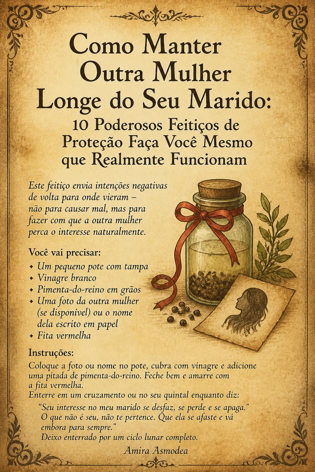 Como Manter Outra Mulher Longe do Seu Marido: 10 Poderosos Feitiços de Proteção Faça Você Mesmo que Realmente Funcionam