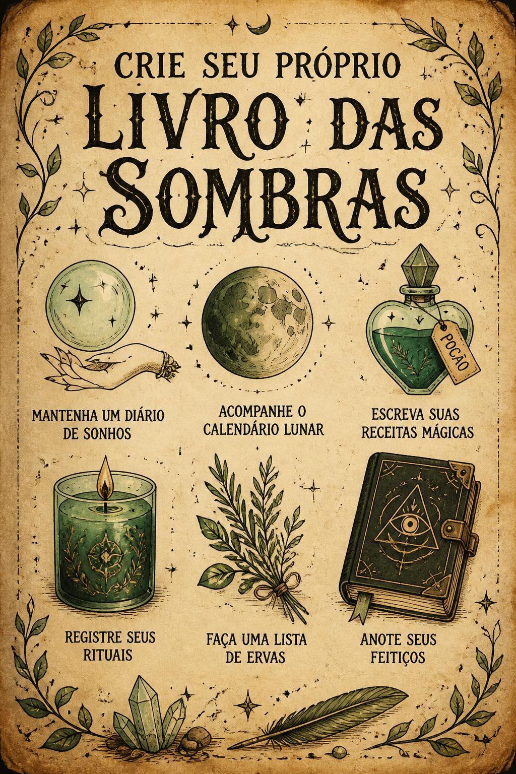 Crie Seu Próprio Livro das Sombras
