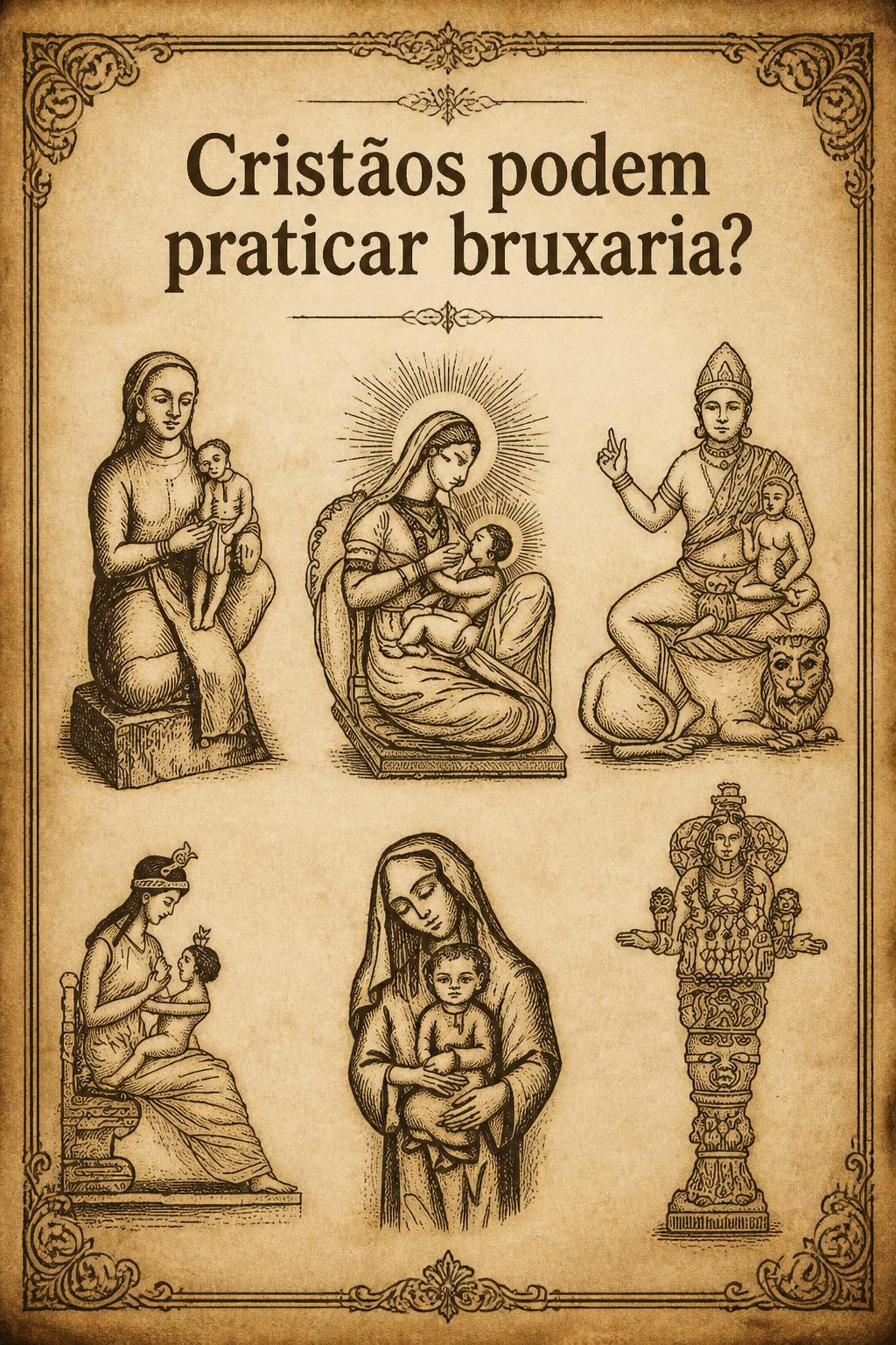 Deusa pagã Cristãos podem praticar bruxaria?