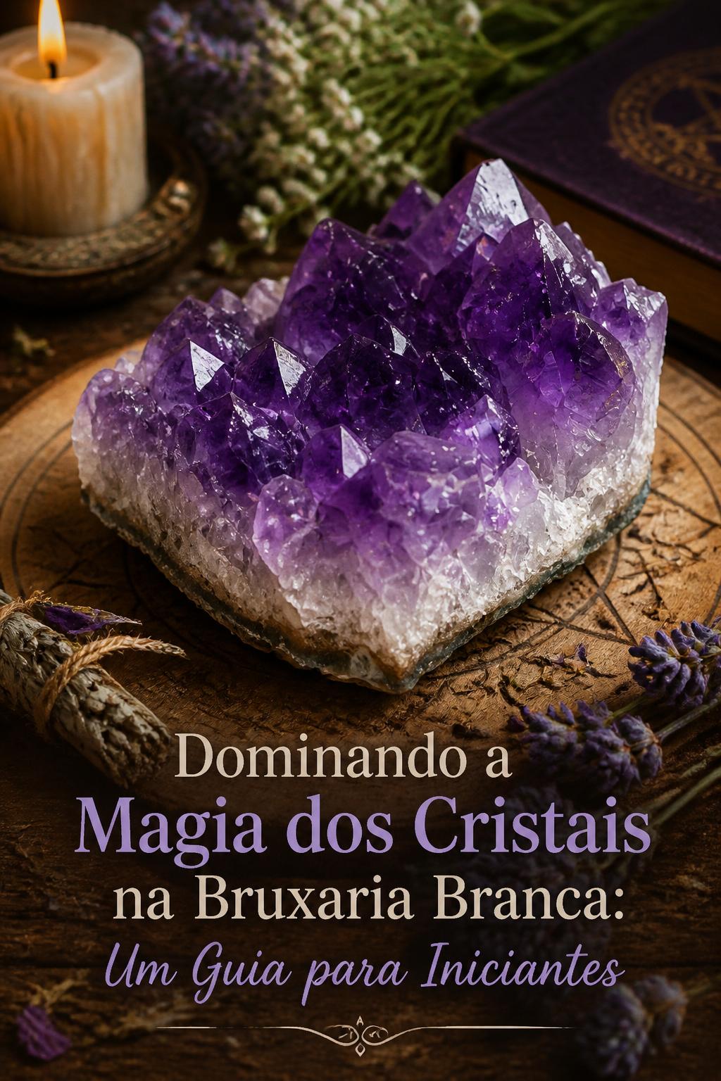 Dominando a Magia dos Cristais na Bruxaria Branca: Um Guia para Iniciantes