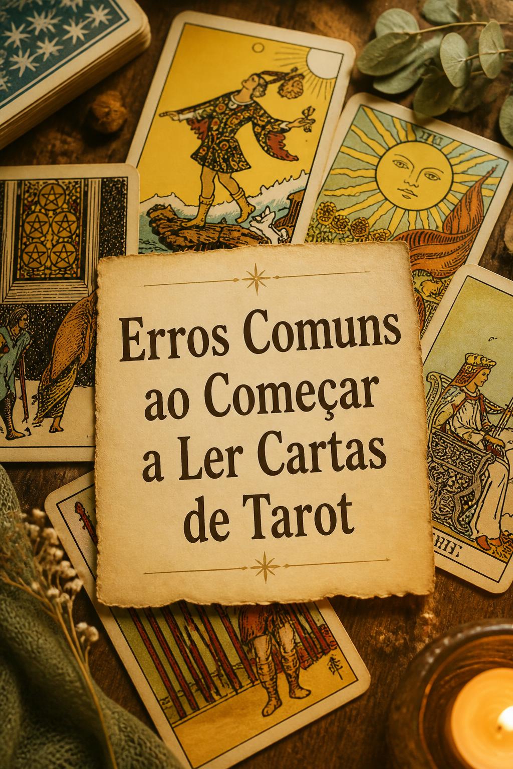 Erros Comuns ao Começar a Ler Cartas de Tarot