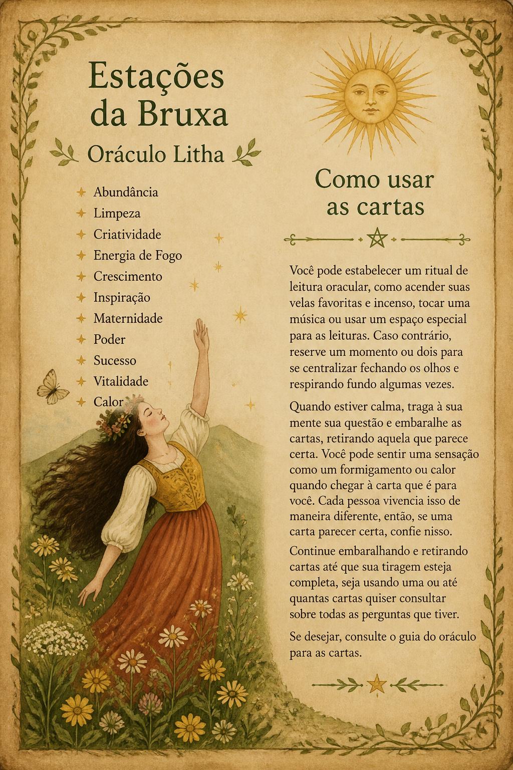 Estações da Bruxa - Oráculo Litha