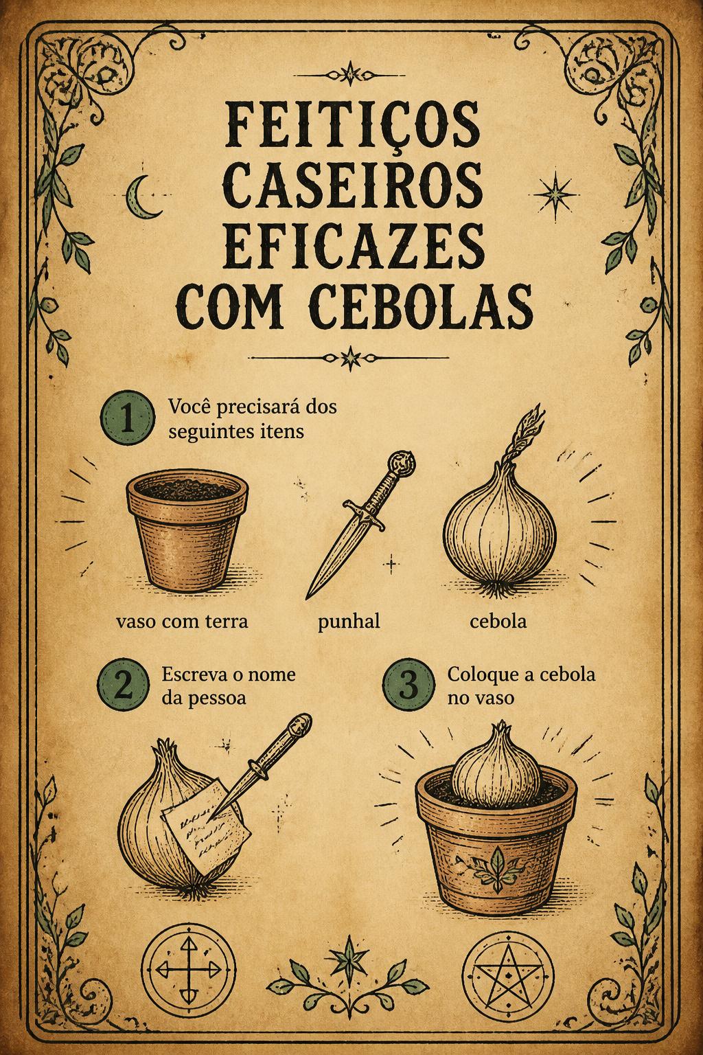 Feitiços caseiros eficazes com cebolas