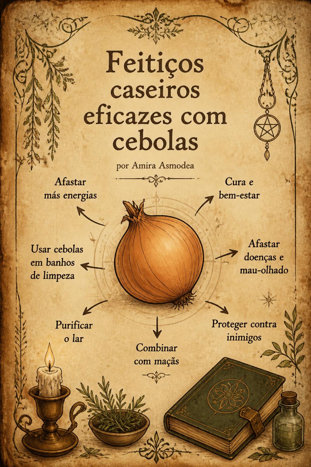 Feitiços caseiros eficazes com cebolas