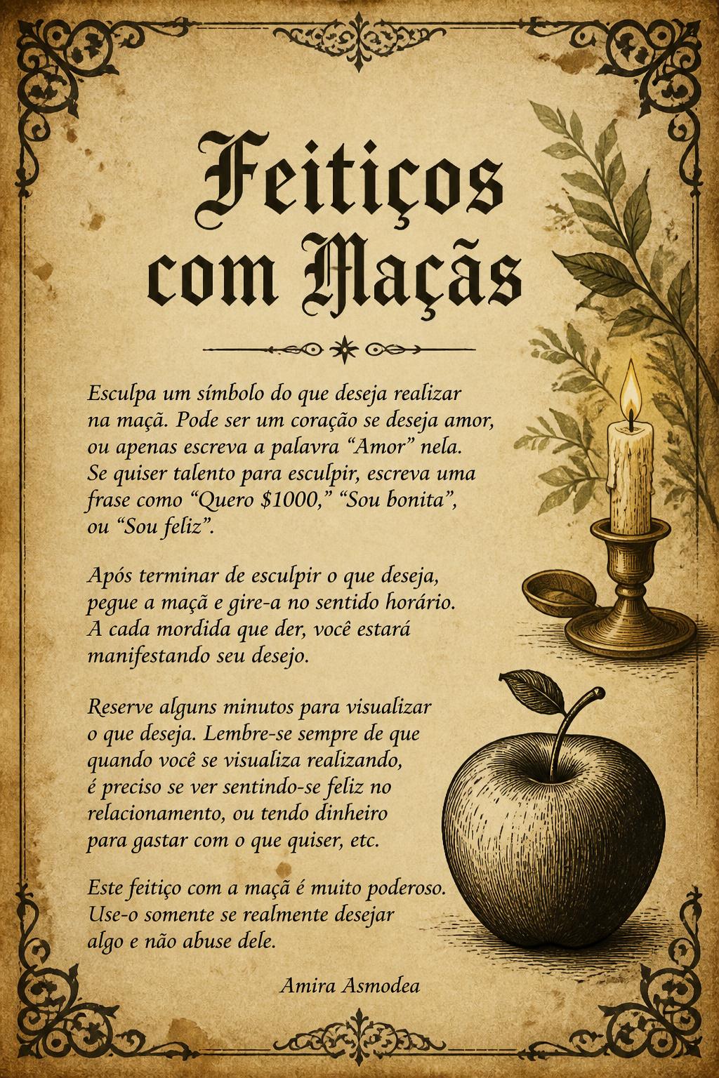 Feitiços com Maçãs