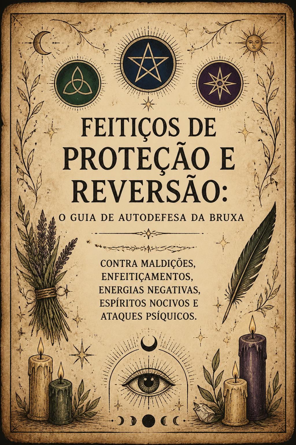 Feitiços de Proteção e Reversão: O Guia de Autodefesa da Bruxa Contra Maldições, Enfeitiçamentos, Energias Negativas, Espíritos Nocivos e Ataques Psíquicos.
