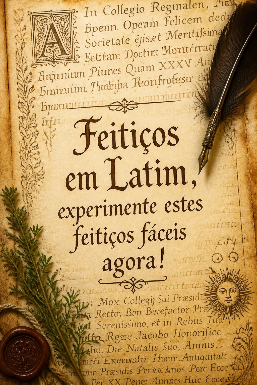 Feitiços em Latim, experimente estes feitiços fáceis agora!