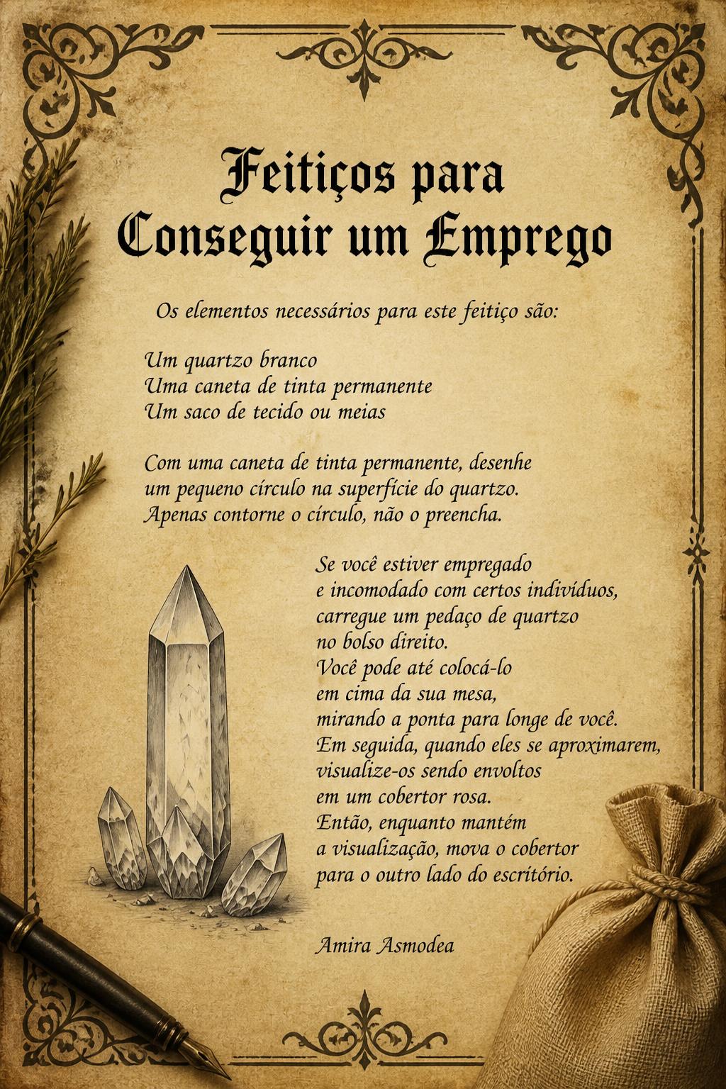 Feitiços para Conseguir um Emprego