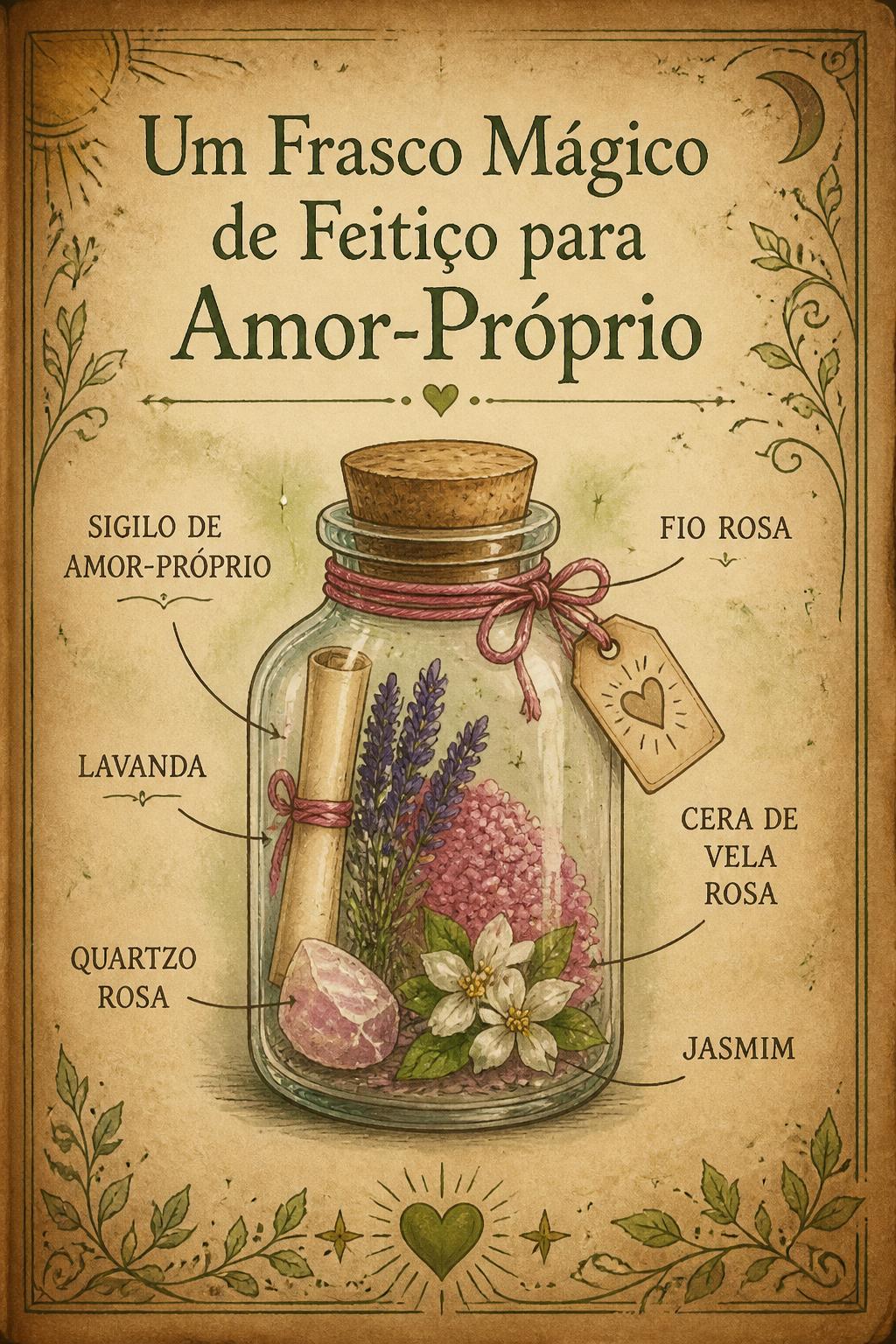 Um Frasco Mágico de Feitiço para Amor-Próprio