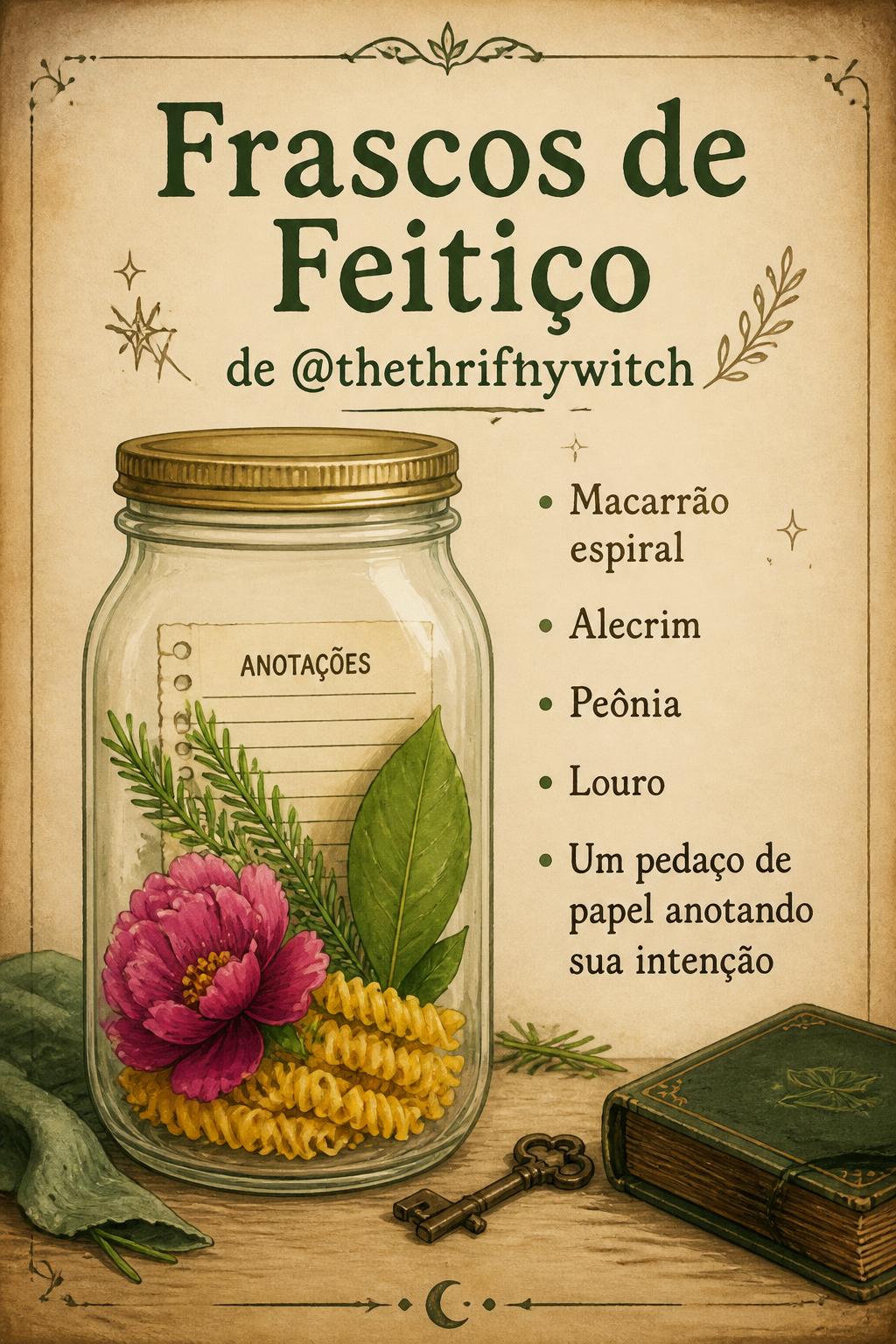 Frascos de Feitiço de @thethrifthywitch