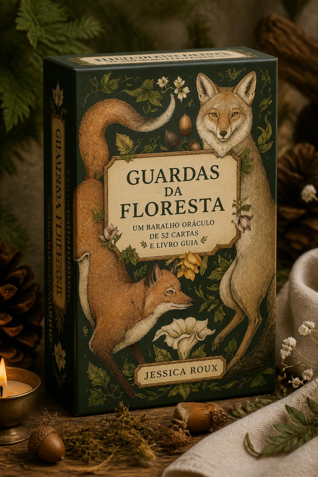 Guardas da Floresta: Um Baralho Oráculo de 52 Cartas e Livro Guia