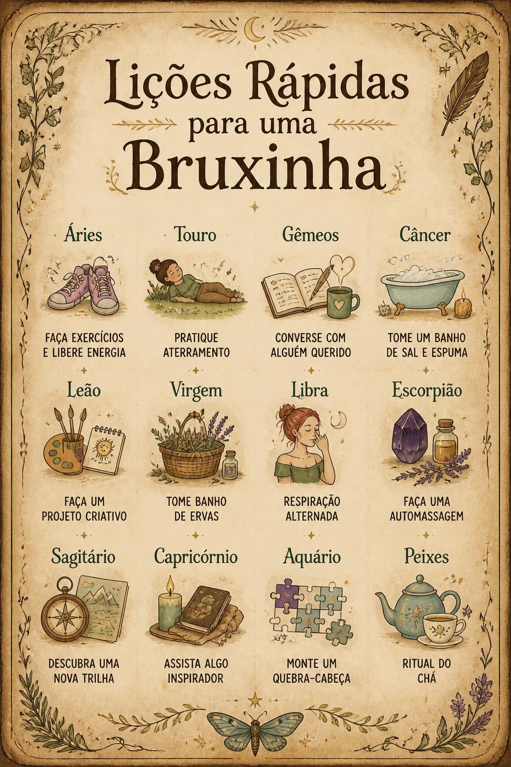 Lições Rápidas para uma Bruxinha