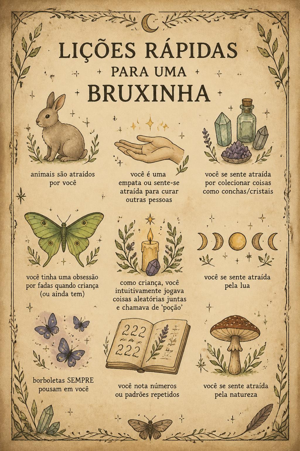 Lições Rápidas para uma Bruxinha