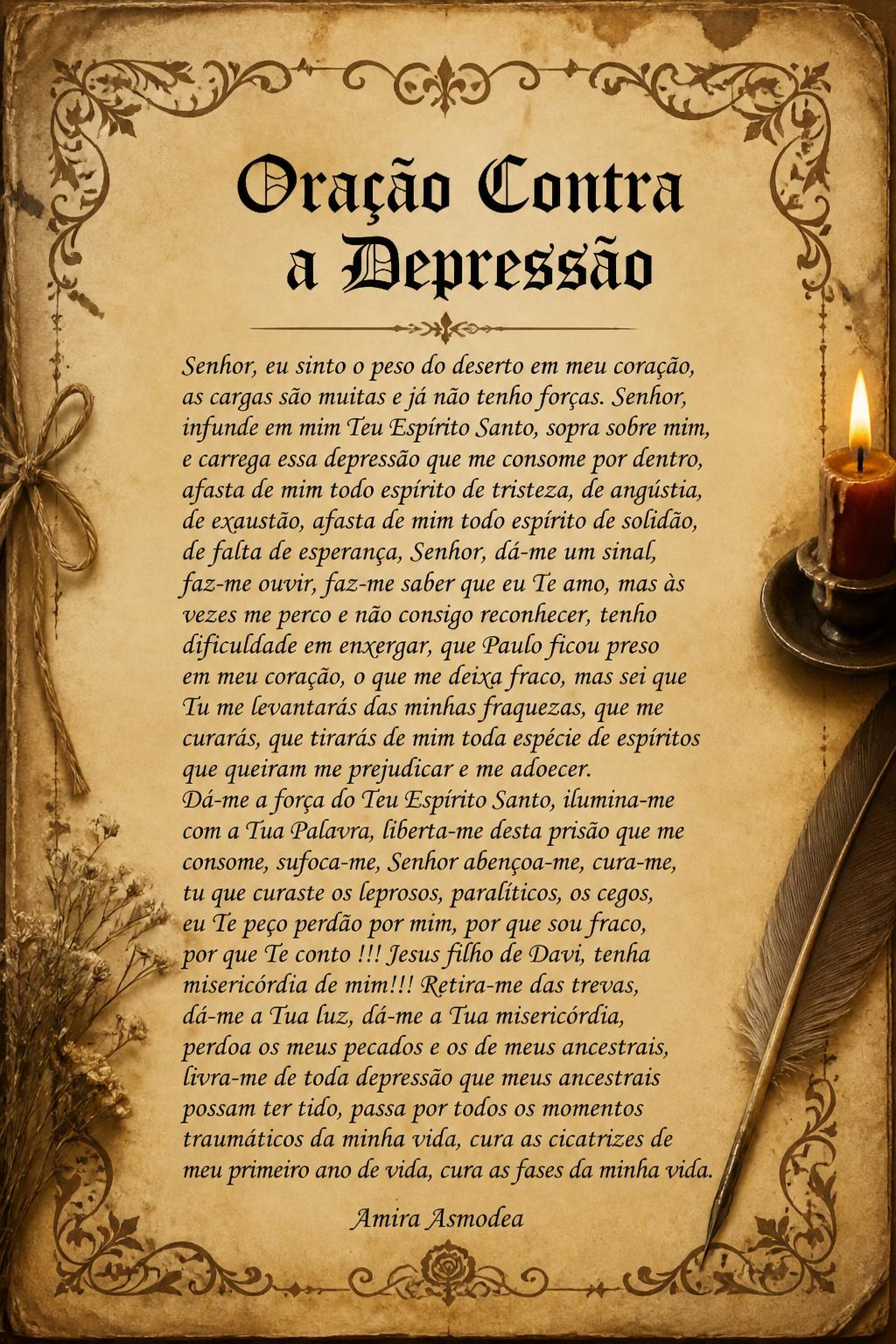 Oração Contra a Depressão
